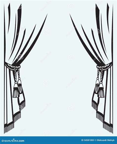 silhouette curtains|curtain silhouette illustrations.